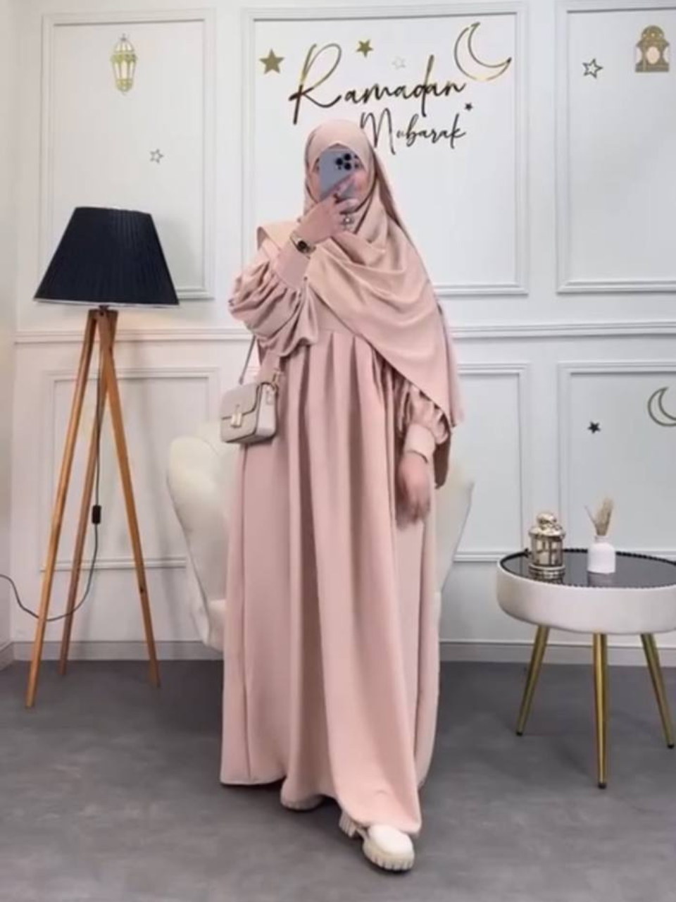 عباية مغربية راقية مع حجاب