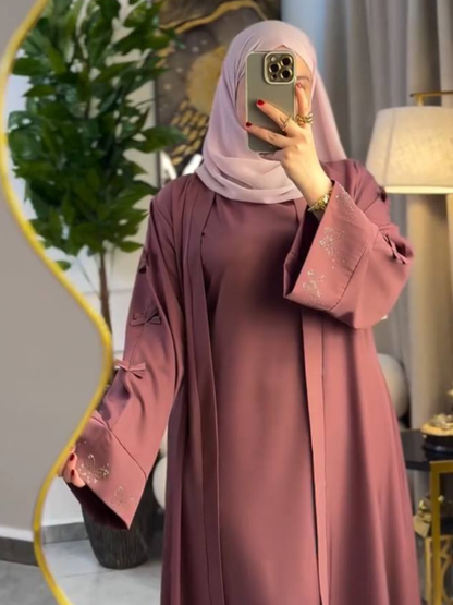 عباية راقية مكونة من قطعتين