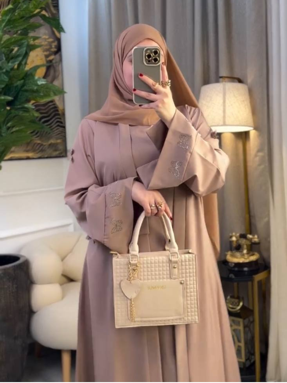 عباية راقية مكونة من قطعتين